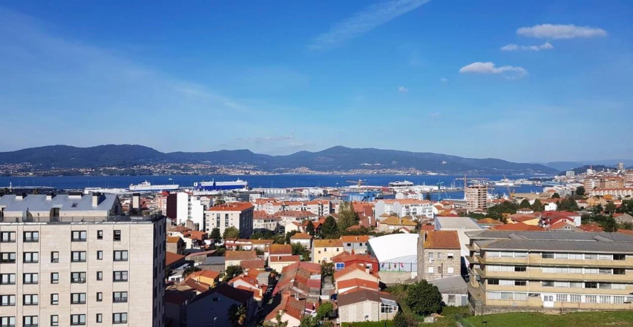 Piso Miracies- Wifi- Parking- Vistas Ria De Vigo 아파트 외부 사진